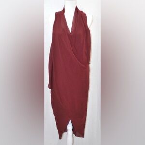 H&M Burgundy Dress